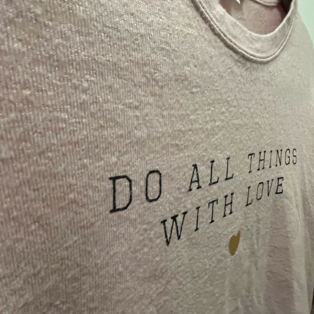 🙏🏾 GUC Spiritual Gangster “Do All Things With Love” Cropped Sweater - Sz Medium - Picture 3 of 7